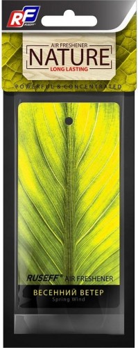 Ароматизатор подвесной картонный RUSEFF NATURE LINE весенний ветер 27569N 27569N