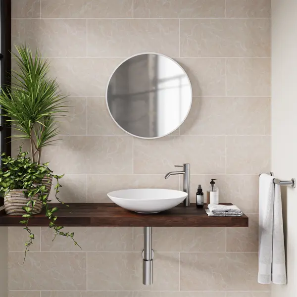 Стеновая панель ПВХ Artens Венецианский мрамор бежевый 1200x250x10 мм 1.2 м2 4шт - изображение 5