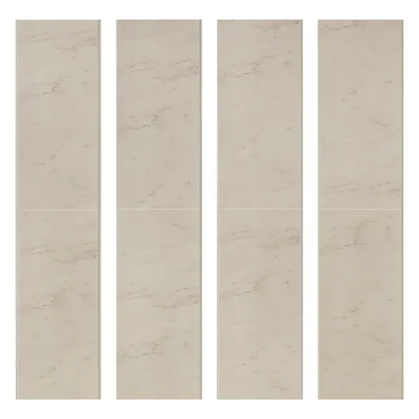 Стеновая панель ПВХ Artens Каррара 1200x250x10 мм 1.2 м2 4шт - изображение 4