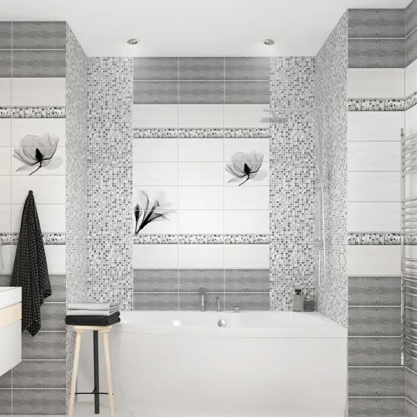 Стеновая панель ПВХ Artens Нимфея мозаика 2700x375x8 мм 1.012 м2 - изображение 4