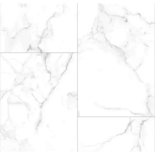 Комплект стеновых панелей ПВХ Artens Белый мрамор 2700x375x8 мм 2.03 м2 2 шт