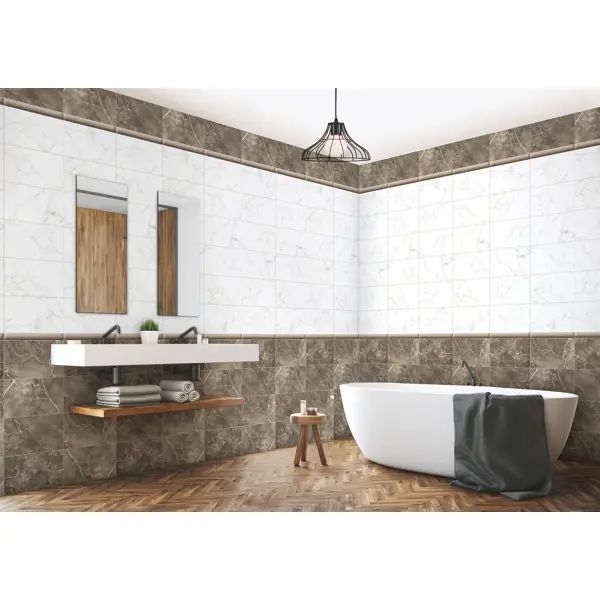 Комплект стеновых панелей ПВХ Artens Бежевый мрамор 2700x375x8 мм 2.03 м2 2 шт - изображение 3