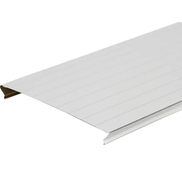 Набор реек Artens 2x0,15  м цвет жемчужно-белый с металлической полосой - изображение 3