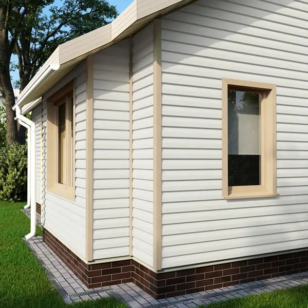 Сайдинг виниловый Artens Брус 3 м Белый 0.609 м2 - изображение 4