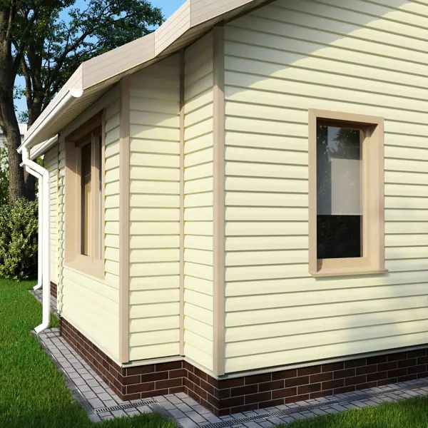 Сайдинг виниловый Artens Брус 3 м Ваниль 0.615 м2 - изображение 4