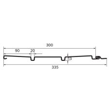 Софит ПВХ Artens 3 м коричневый - изображение 7