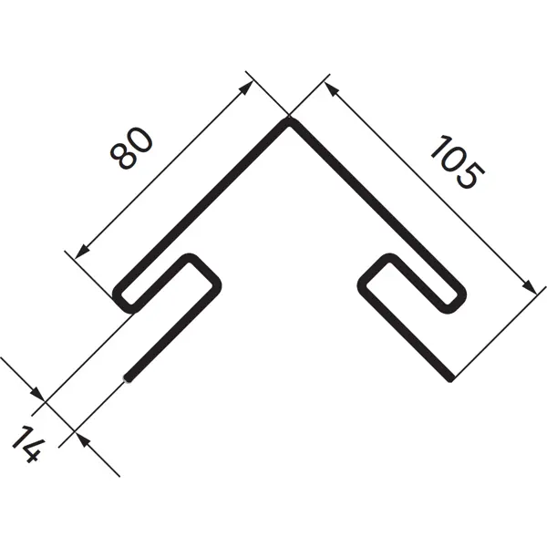 Угол наружный Artens 3000 мм цвет ваниль - изображение 3