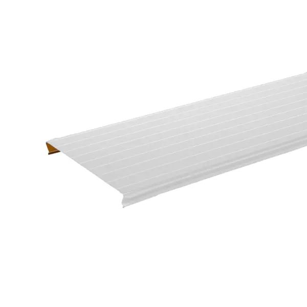 Набор реек Artens 3x0,15 м цвет жемчужно-белый с металлической полосой - изображение 2