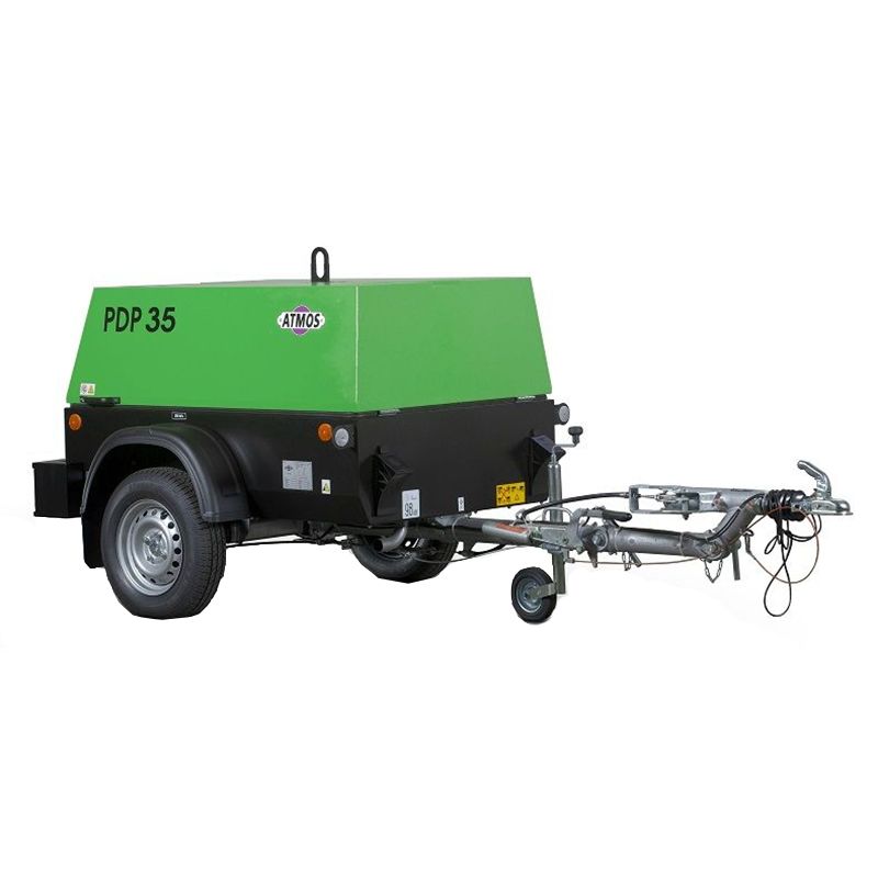 Передвижной компрессор Atmos PDР 35-12 (фиксированный без тормоза) - изображение 2