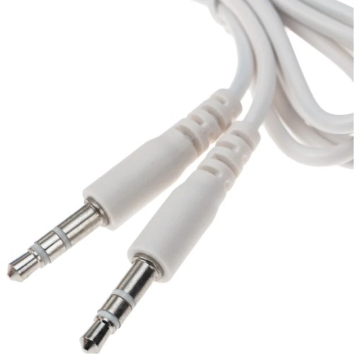 Аудиокабель REXANT 18-1105 AUX 3,5мм, 0,5м, белый - изображение 2