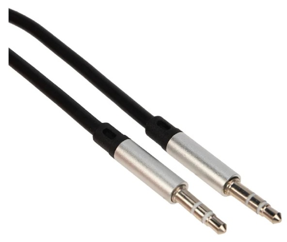 Аудиокабель REXANT 18-4000 AUX 3,5мм, 1м, черный - изображение 2
