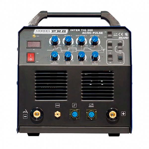 Аппарат аргонодуговой сварки Aurora INTER TIG 200 AC/DC PULSE Mosfet + аттестат НАКС 1шт. - изображение 2