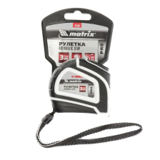 Рулетка Autostop,3 мх16 мм,двухкомпонентный корпус,автоматическая фиксация,Pro Matrix - изображение 6