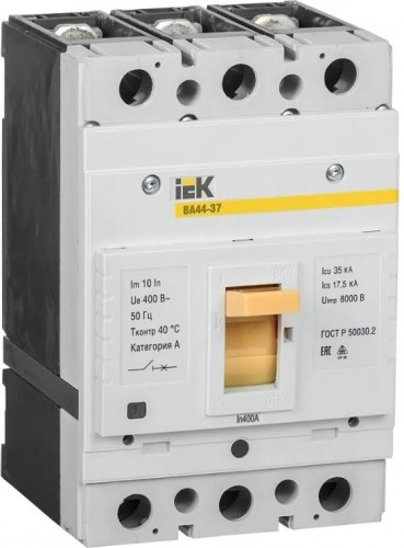 Автоматический выключатель IEK ВА44-37 3п 400А 35кА SVA4410-3-0400-35