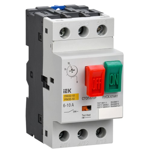 Автоматический выключатель IEK ПРК32-10 In10A Ir6-10A Ue 660B  DMS11-010