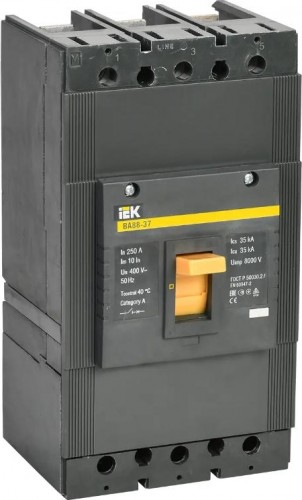 Автоматический выключатель IEK ВА 88-37 3п 250А 35кА SVA40-3-0250