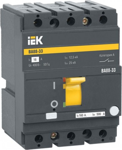 Автоматический выключатель IEK ВА 88-33 3п 80А 35кА SVA20-3-0080