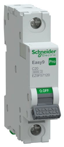 Автоматический выключатель SCHNEIDER ELECTRIC 20А Easy9 Pro 1P C 6 кA EZ9F57120
