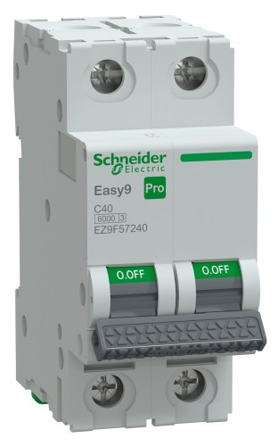Автоматический выключатель SCHNEIDER ELECTRIC 40А Easy9 Pro 2P C 6 кA EZ9F57240