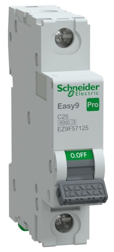 Автоматический выключатель SCHNEIDER ELECTRIC 25А Easy9 Pro 1P C 6 кA EZ9F57125
