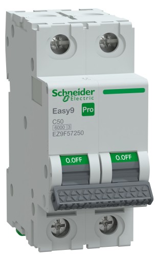 Автоматический выключатель SCHNEIDER ELECTRIC 50А Easy9 Pro 2P C 6 кA EZ9F57250
