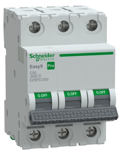 Автоматический выключатель SCHNEIDER ELECTRIC 50А Easy9 Pro 3P C 6 кА EZ9F57350