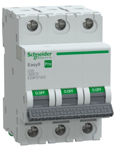 Автоматический выключатель SCHNEIDER ELECTRIC 25А Easy9 Pro 3P C  6 кA EZ9F57325