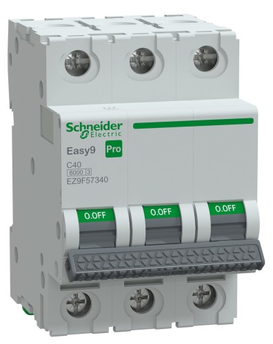 Автоматический выключатель SCHNEIDER ELECTRIC 40А Easy9 Pro 3P C 6 кA EZ9F57340
