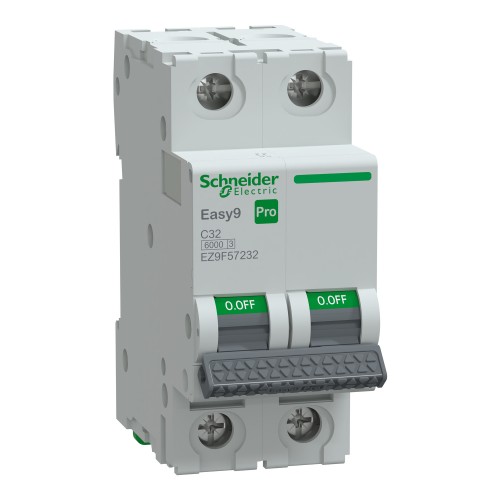 Автоматический выключатель SCHNEIDER ELECTRIC 32А Easy9 Pro 2P C 6 кA EZ9F57232