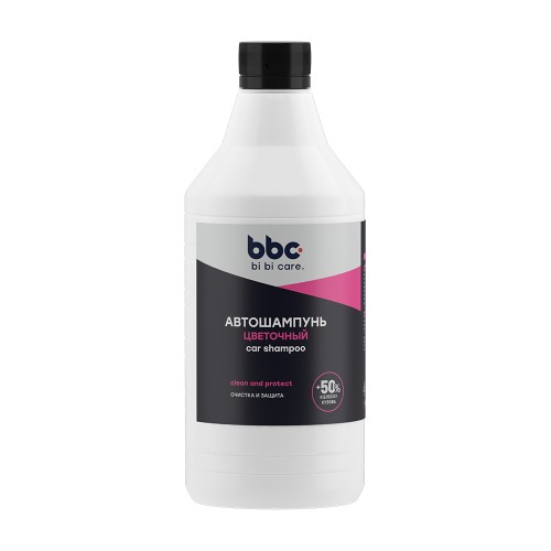 Автошампунь BI BI CARE цветочный, полирующий эффект, 1 л 4124