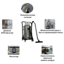 Промышленный пылесос Дастпром ПП-AX/80.1 - изображение 6