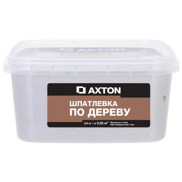 Шпатлёвка Axton для дерева 0.9 кг тач