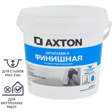 Шпатлевка Axton финишная цвет белый 1.5 кг - изображение 5
