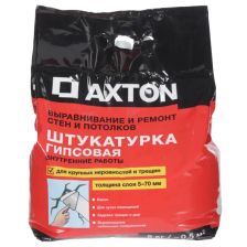 Штукатурка гипсовая Axton 5 кг белая - изображение 4