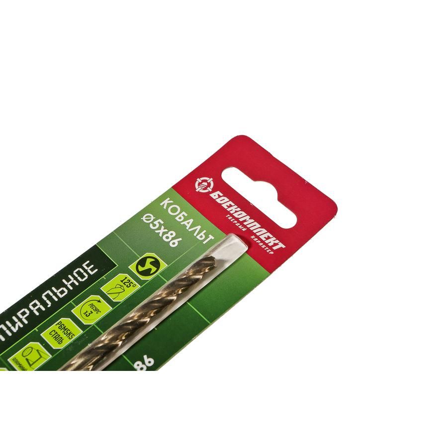 Сверло по металлу БОЕКОМПЛЕКТ B1055-M050-86 - изображение 2