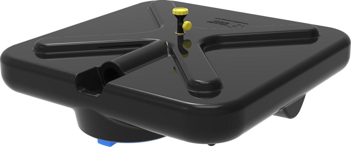 Бак для душа POLIMER GROUP «РОСА» 160л с крышкой DRS160S1 - изображение 2