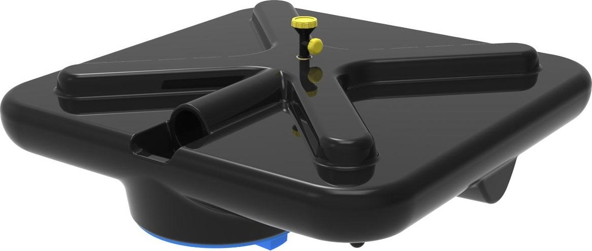 Бак для душа POLIMER GROUP «РОСА» 130л с крышкой DRS130S1 - изображение 2