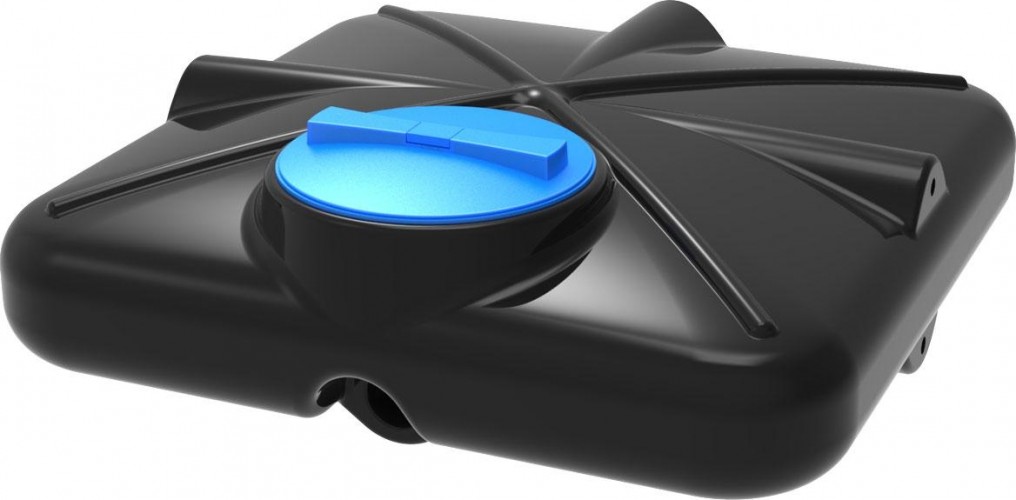 Бак для душа POLIMER GROUP «РОСА» 200л с крышкой  DRS200S1