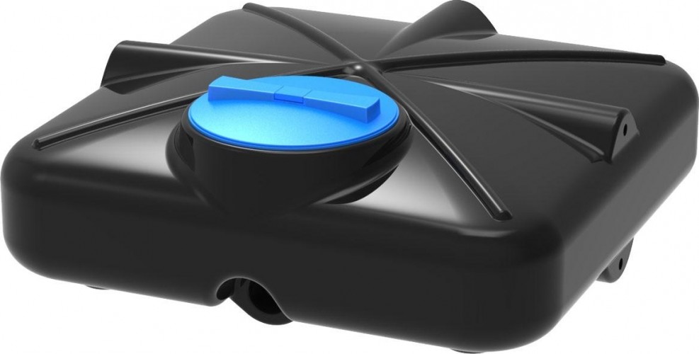 Бак для душа POLIMER GROUP «РОСА» 250л с крышкой и подогревом DRS250S112