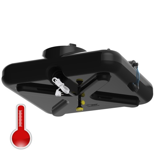 Бак для душа POLIMER GROUP «РОСА» 200л с крышкой и подогревом DRS200S112 - изображение 3