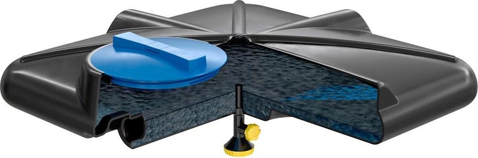 Бак для душа POLIMER GROUP «РОСА» 160л с крышкой DRS160S1 - изображение 3