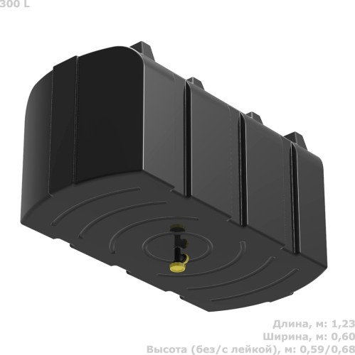 Бак для душа POLIMER GROUP серии «R» 300 л с крышкой DR300S1 - изображение 2