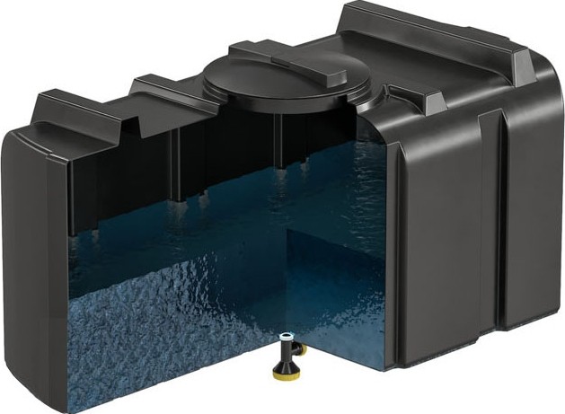 Бак для душа POLIMER GROUP серии «R» 300 л с крышкой DR300S1 - изображение 5