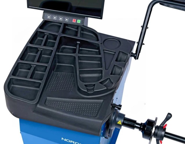 Балансировочный стенд NORDBERG 4523PA1 автомат с дисплеем, синий 4523PA1(B) - изображение 2