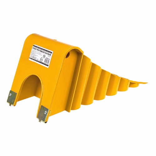 Башмак противооткатный ARNEZI A1505001 для грузового транспорта, желтый - изображение 2