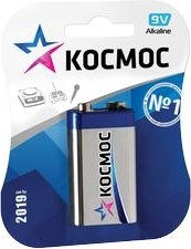 Батарейка КОСМОС 6LR61 "Крона" KOC6LR61MAX1BL