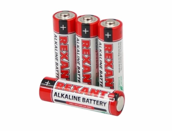 Батарейка REXANT 30-1027 алкалиновая AA/LR6, 1,5B, 4 шт