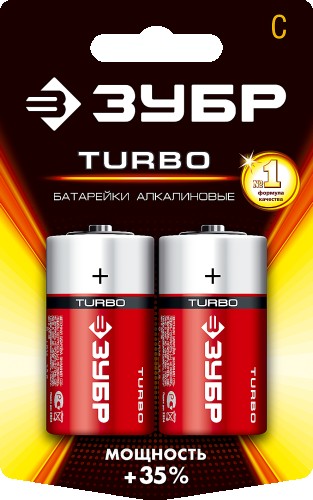 Батарейка ЗУБР Turbo тип с, 2 шт. 59215-2C_z01 - изображение 2