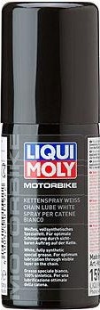 Белая цепная смазка для мотоциклов LIQUI MOLY Motorbike Kettenspray weiss 0,05 л 1592 1592