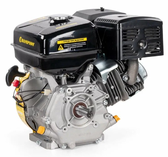 Бензиновый двигатель CHAMPION G420HKDC (15лс/11квт 420см³ 25мм 31кг шпонка, выход 12в/60в - изображение 3